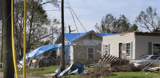 Adjuster working hurricane Laura