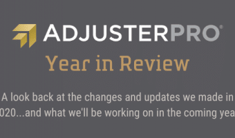 AdjusterPro 2020 Updates