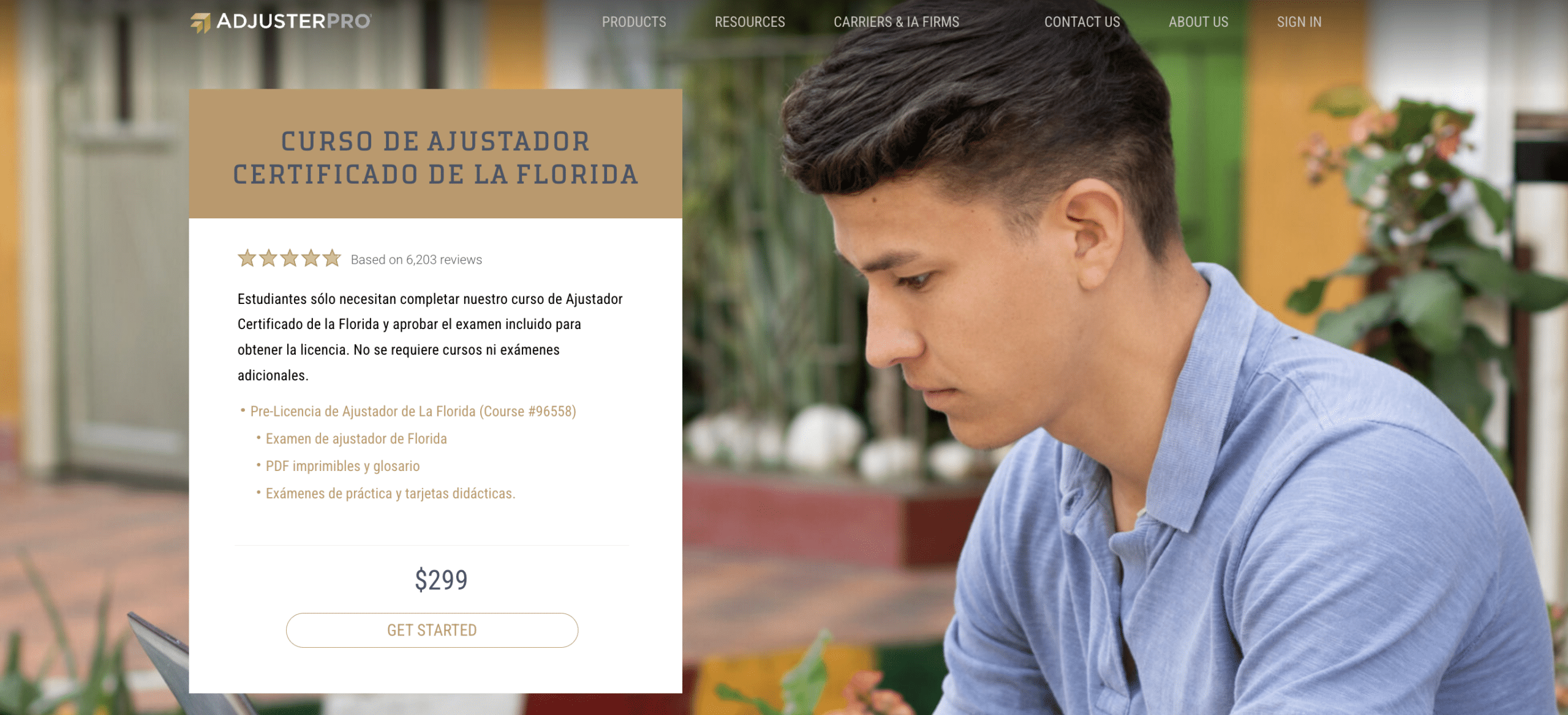 Insurance Adjuster course in Spanish