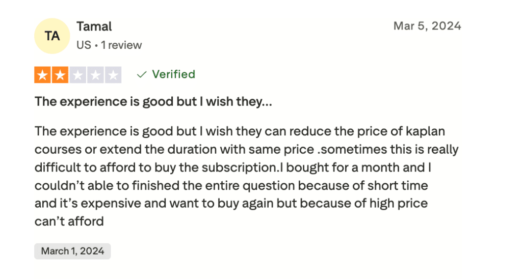 kaplan reviews online
