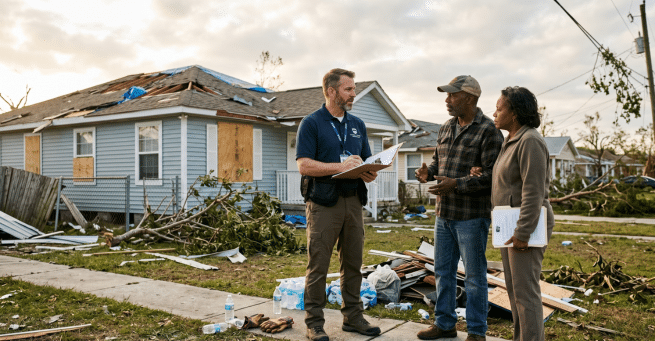 Interview with a catastrophe claims adjuster