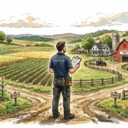 Article explaining what the difference between farm insurance and crop insurance for claims adjusters