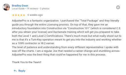 AdjusterPro total adjuster package review