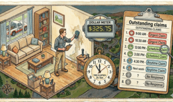 time is money in insurance claims adjusting