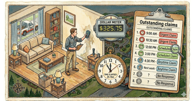 time is money in insurance claims adjusting