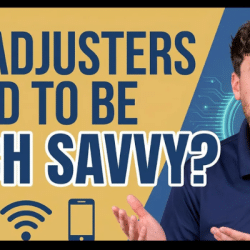 Video discussing whether insurance adjusters need to be tech savvy, what they use, and how it affects the job.