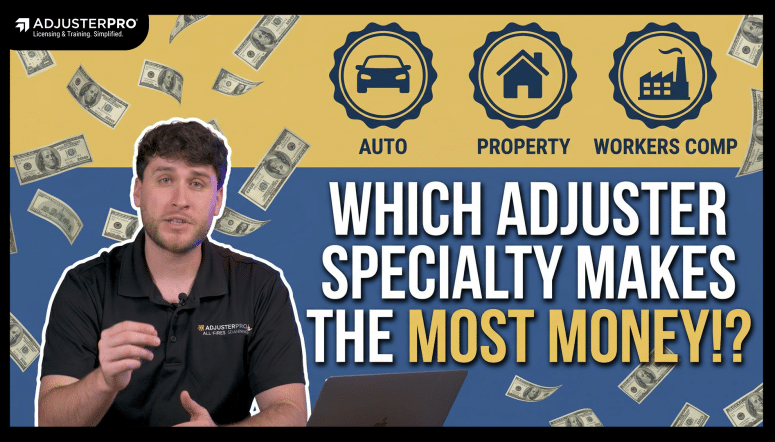 This video breaks down different insurance adjuster specialties, which ones pay the most, and what it actually takes to succeed in each one.