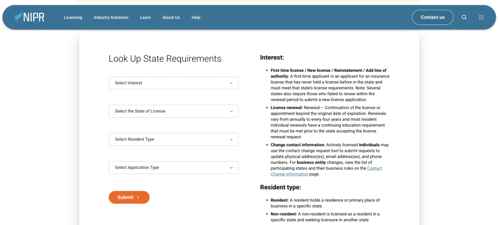 NIPR for insurance