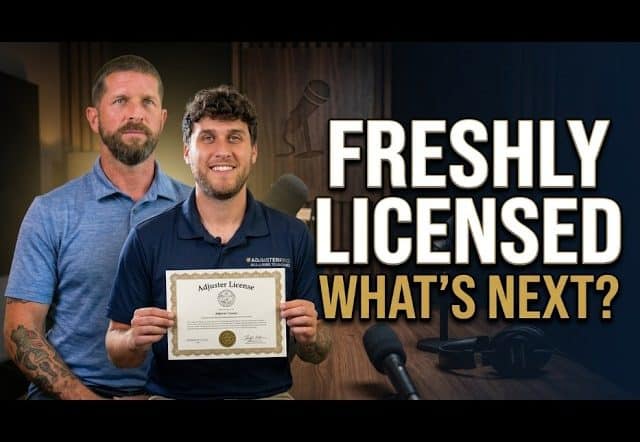 Interview discussing what happens after you get your insurance adjuster license