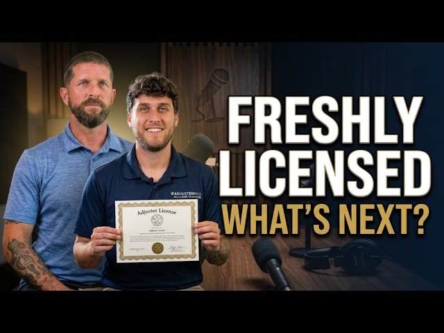Interview discussing what happens after you get your insurance adjuster license