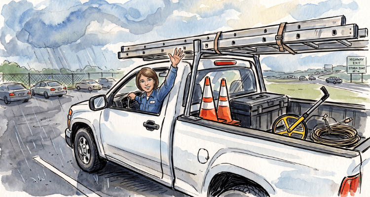 What should insurance adjusters do to make sure they leave their current job on good terms when they get deployed for claims
