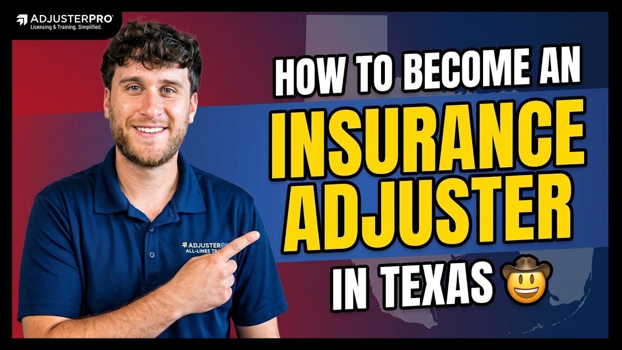 How to become an insurance claims adjuster in Texas video guide