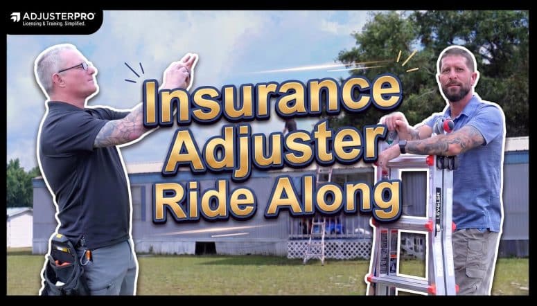Ride along with insurance adjuster as they inspect a real claim