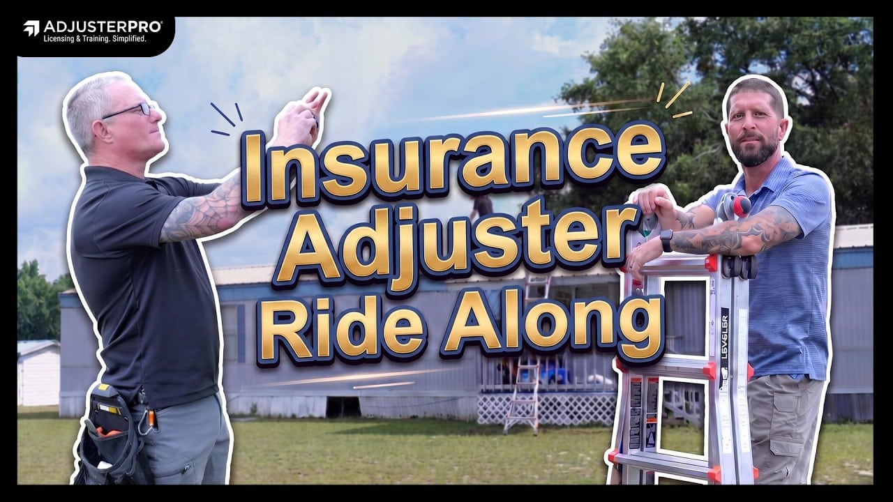 Ride along with insurance adjuster as they inspect a real claim