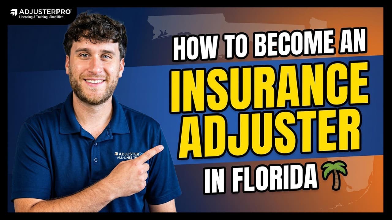 How to become an insurance adjuster in florida step by step instructions
