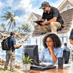 Article discussing the different types of insurance adjusters, including staff, independent, public, field, desk and CAT adjusters, and how each career path differs.